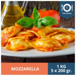RAVIOLI MOZZARELLA KG - PORCIÓN 200G 5UN