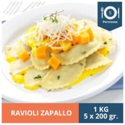 RAVIOLI ZAPALLO KG - PORCIÓN 200G 5UN